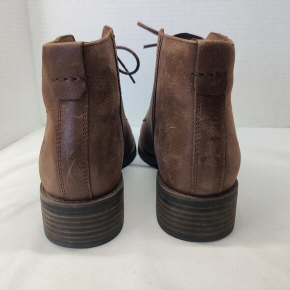 Timberland Beckwith Brown Full Grain Leather Lace Up Chukka Ankle Boots 7.5 - Picture 3 of 11
